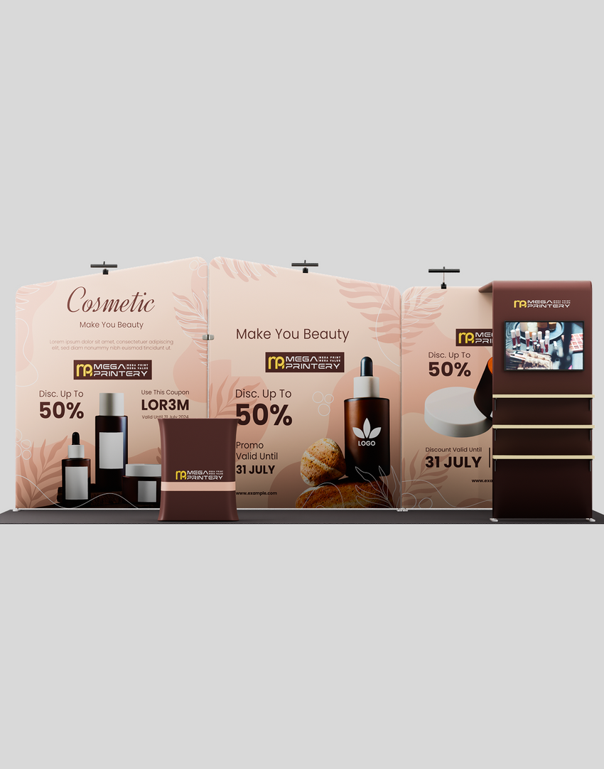 Portable Exhibit Display 10ft x 20ft - Model 18