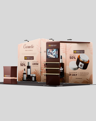 Portable Exhibit Display 10ft x 20ft - Model 18