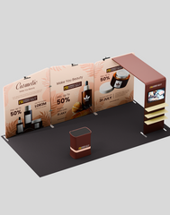 Portable Exhibit Display 10ft x 20ft - Model 18