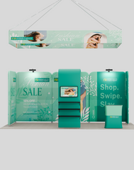 Portable Exhibit Display 10ft x 20ft - Model 13