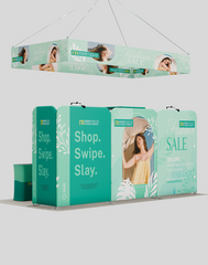Portable Exhibit Display 10ft x 20ft - Model 13