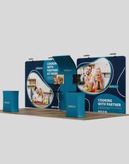 Portable Exhibit Display 20ft x 10ft - Model 13