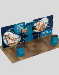 Portable Exhibit Display 20ft x 10ft - Model 13