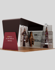 Portable Exhibit Display 20ft x 10ft - Model 14