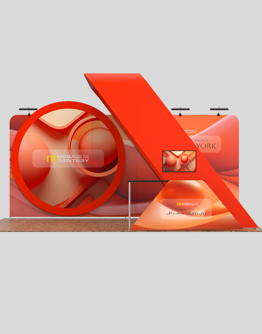 Portable Exhibit Display 20ft x 10ft - Model 18
