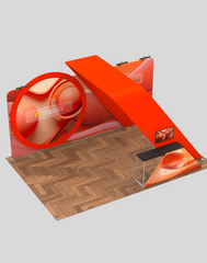 Portable Exhibit Display 20ft x 10ft - Model 18