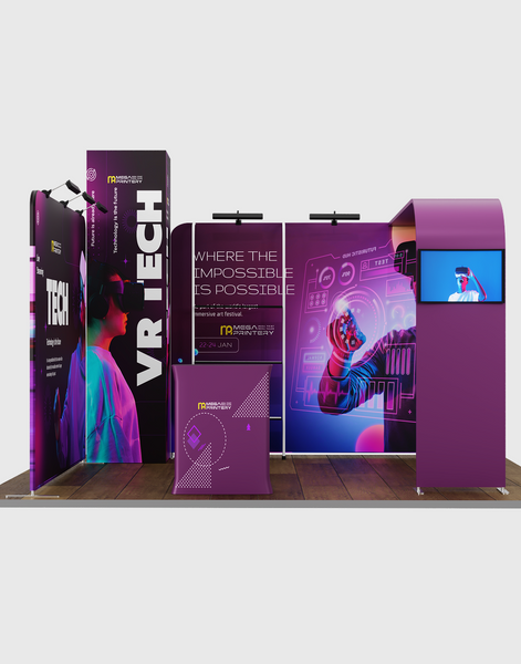20x20 Modular Trade Show Booth - Pro 01