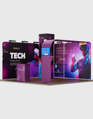 20x20 Modular Trade Show Booth - Pro 01