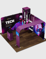 20x20 Modular Trade Show Booth - Pro 01