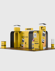 20x20 Modular Trade Show Booth - Pro 04