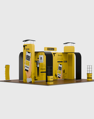 20x20 Modular Trade Show Booth - Pro 04