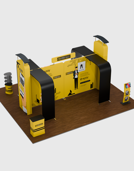 20x20 Modular Trade Show Booth - Pro 04