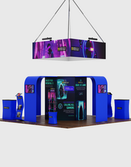 20x20 Modular Trade Show Booth - Pro 02