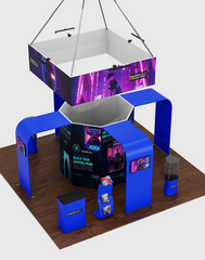 20x20 Modular Trade Show Booth - Pro 02
