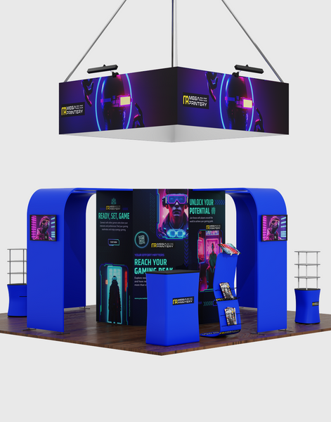 20x20 Modular Trade Show Booth - Pro 02