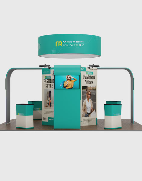 20x20 Modular Trade Show Booth - Pro 06