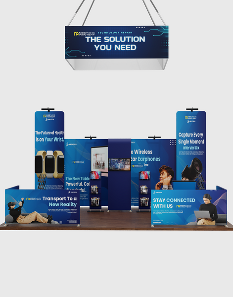 20x20 Modular Trade Show Booth - Pro 07