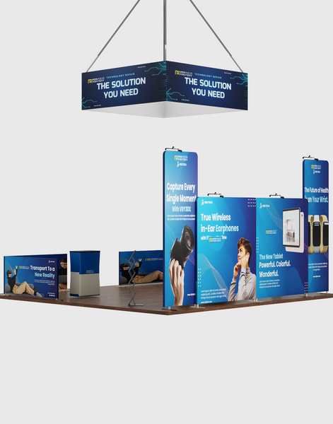 20x20 Modular Trade Show Booth - Pro 07