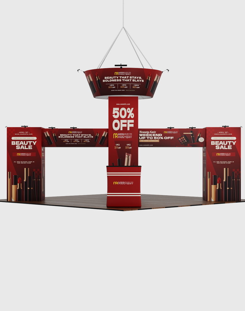 20x20 Modular Trade Show Booth - Pro 8
