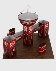 20x20 Modular Trade Show Booth - Pro 8