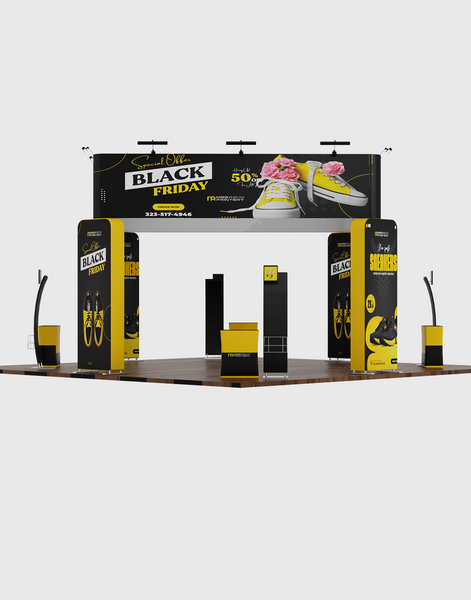 20x20 Modular Trade Show Booth - Pro 11