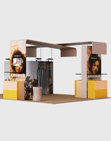20x20 Modular Trade Show Booth - Pro 12