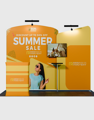 Portable Exhibit Display 10ft x 10ft - Model 5