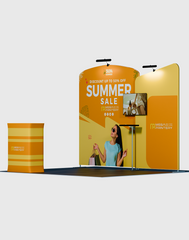 Portable Exhibit Display 10ft x 10ft - Model 5