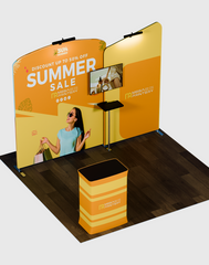 Portable Exhibit Display 10ft x 10ft - Model 5
