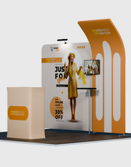 Portable Exhibit Display 10ft x 10ft - Model 6