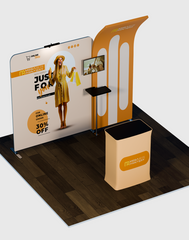 Portable Exhibit Display 10ft x 10ft - Model 6
