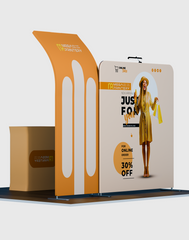 Portable Exhibit Display 10ft x 10ft - Model 6