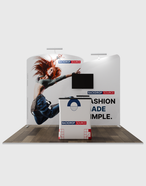 Portable Exhibit Display 10ft x 10ft - Model 5