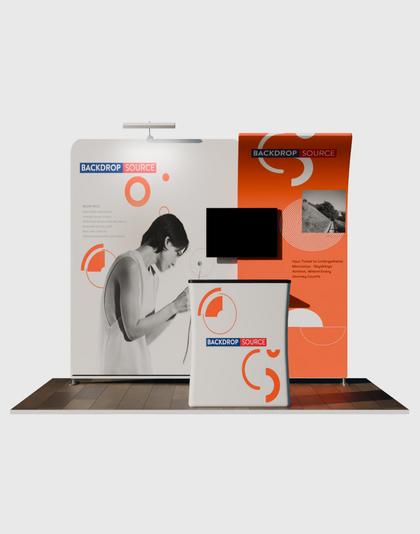Portable Exhibit Display 10ft x 10ft - Model 14