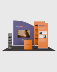 Portable Exhibit Display 10ft x 10ft - Model 18