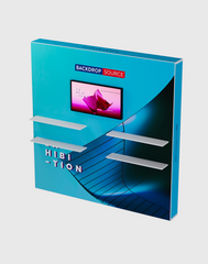 SEG Popup Display with TV Mount & External Shelves