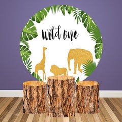 Pre Designed Round Backdrop Kits with Counter for Birthday Parties & Event