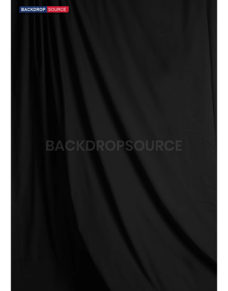 Heavy Duty Pure Muslin Photography Backdrop - Black
