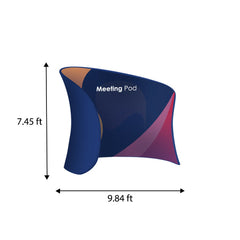 Meeting Pod Fabric Display - Backdropsource