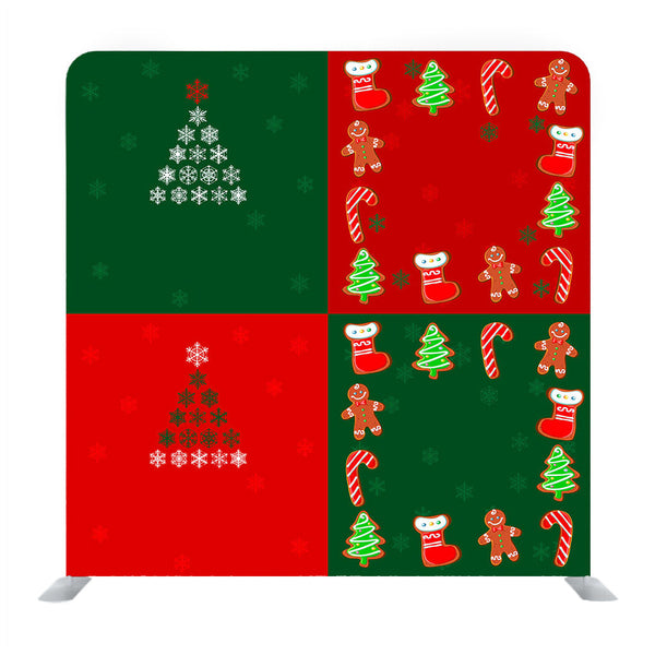 Merry Christmas Media Wall - Backdropsource