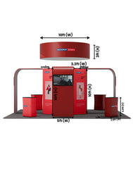 Modular Booth Kits 20ft x 20ft - Model 06