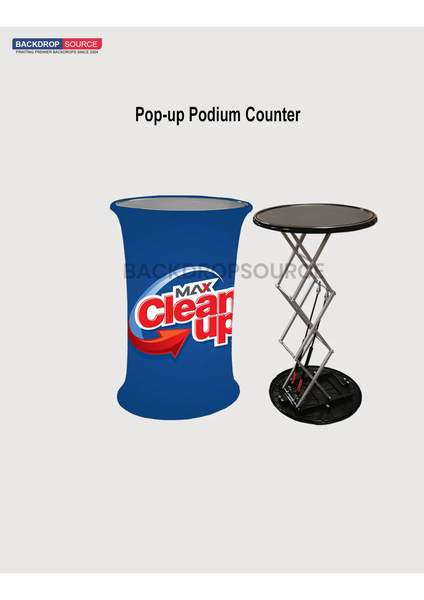 Pop Up Podium Counter
