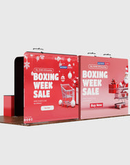 Portable Exhibit Display 20ft x 10ft - Model 20