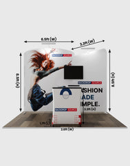Portable Exhibit Display 10ft x 10ft - Model 5