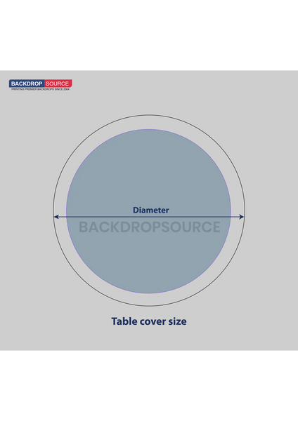 Round Stretch Table Topper