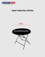 Round Stretch Table Topper