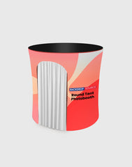 Round Enclosure Photo Booth Tent