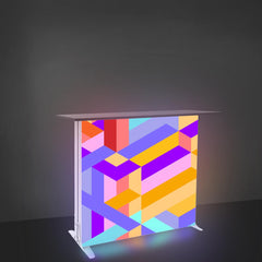 SEG Light Box Display Counter - 3.3ft H
