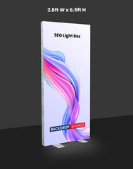 Backlit SEG Fabric Display Frame - 3.15inch Depth Aluminum Profile