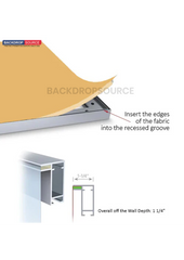 Backlit SEG Fabric Display Frame - 3.15inch Depth Aluminum Profile